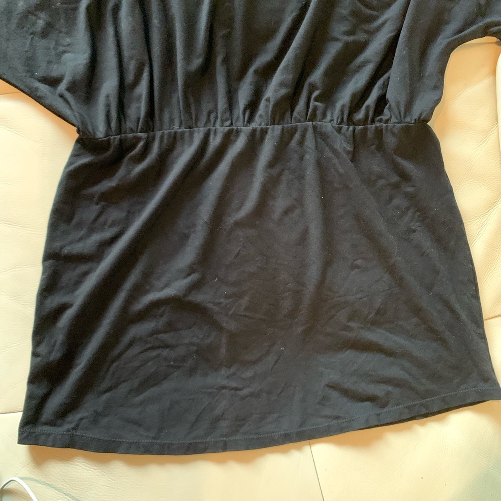 Bel Kazan Black Mini Dress/Tunic L - Picture 5 of 8